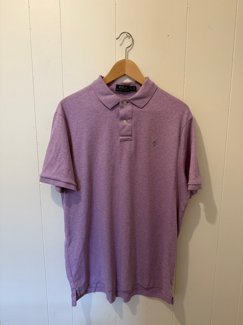Polo by Ralph Lauren Heather Lavender Short Sleeve Polo